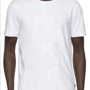 Fendi White Destruction T-Shirt